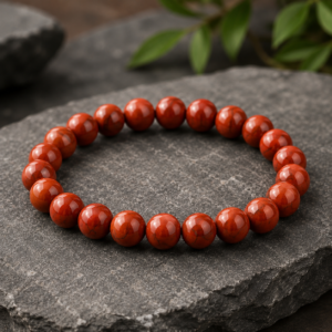 Natural Red Jasper Bracelet