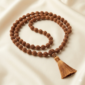 Natural Panch Mukhi Rudraksha Mala