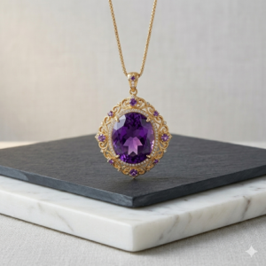 Natural Amethyst pendent