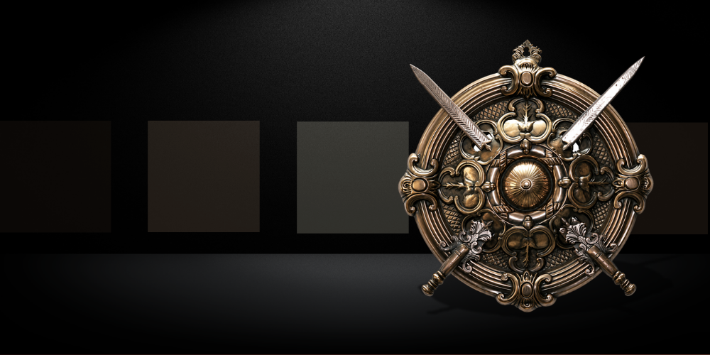 Ornate Double-Bladed Battle Axe